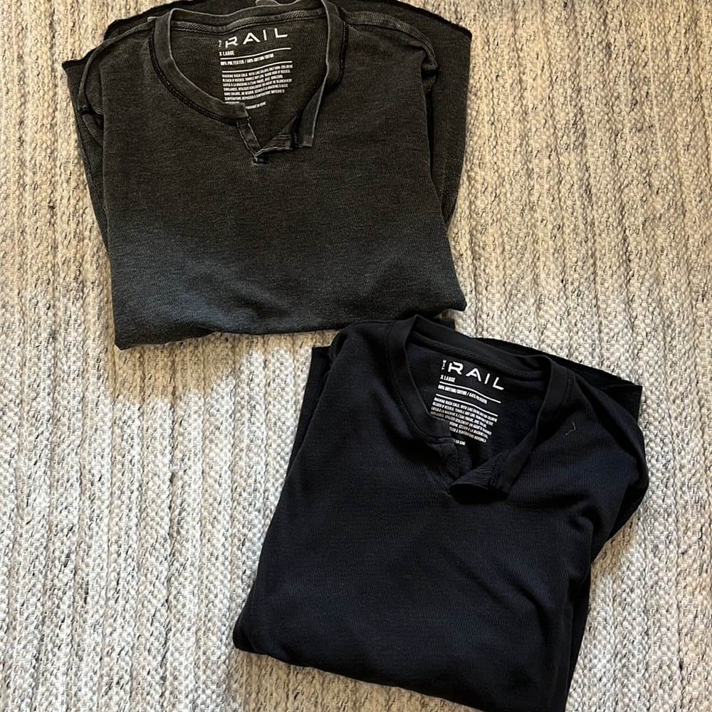 The Rail Set of Two Long Sleeve Tees